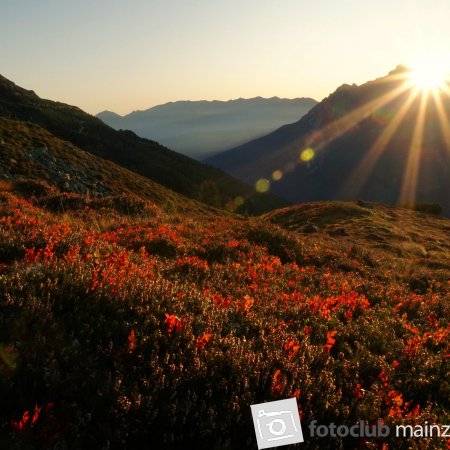 2026_Mitglied_Dieter_Rubner_Sonnenaufgang über dem Serles